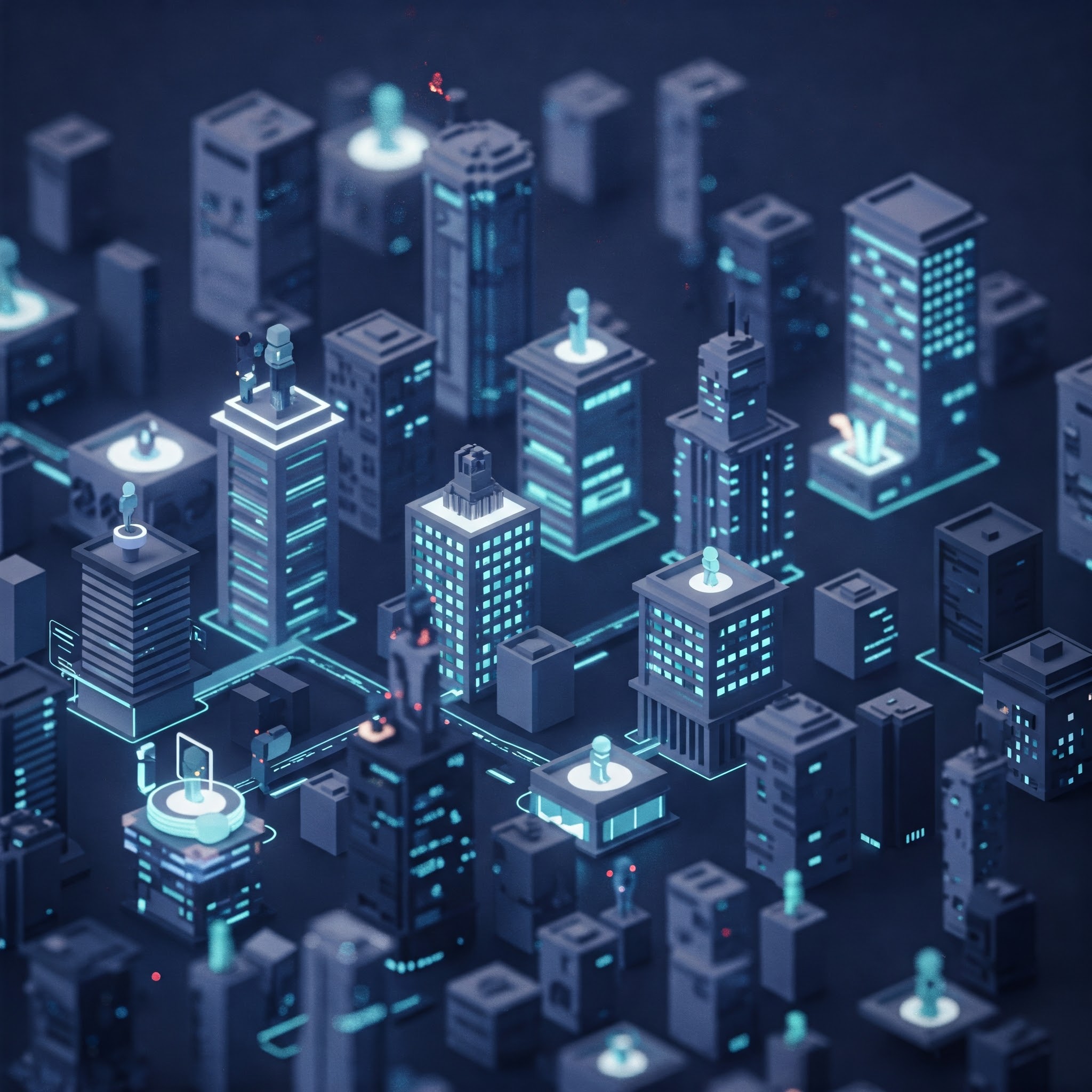 Modern corporate building